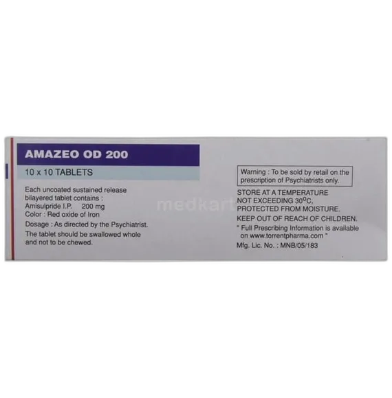amazeo od 200mg tablet 10's